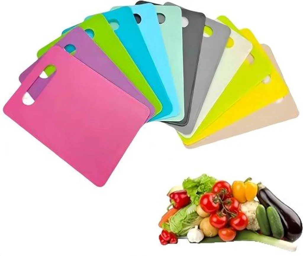 Planche à Découper Lot de 12 Pièces pour Viande et Petit-déjeuner 40cm