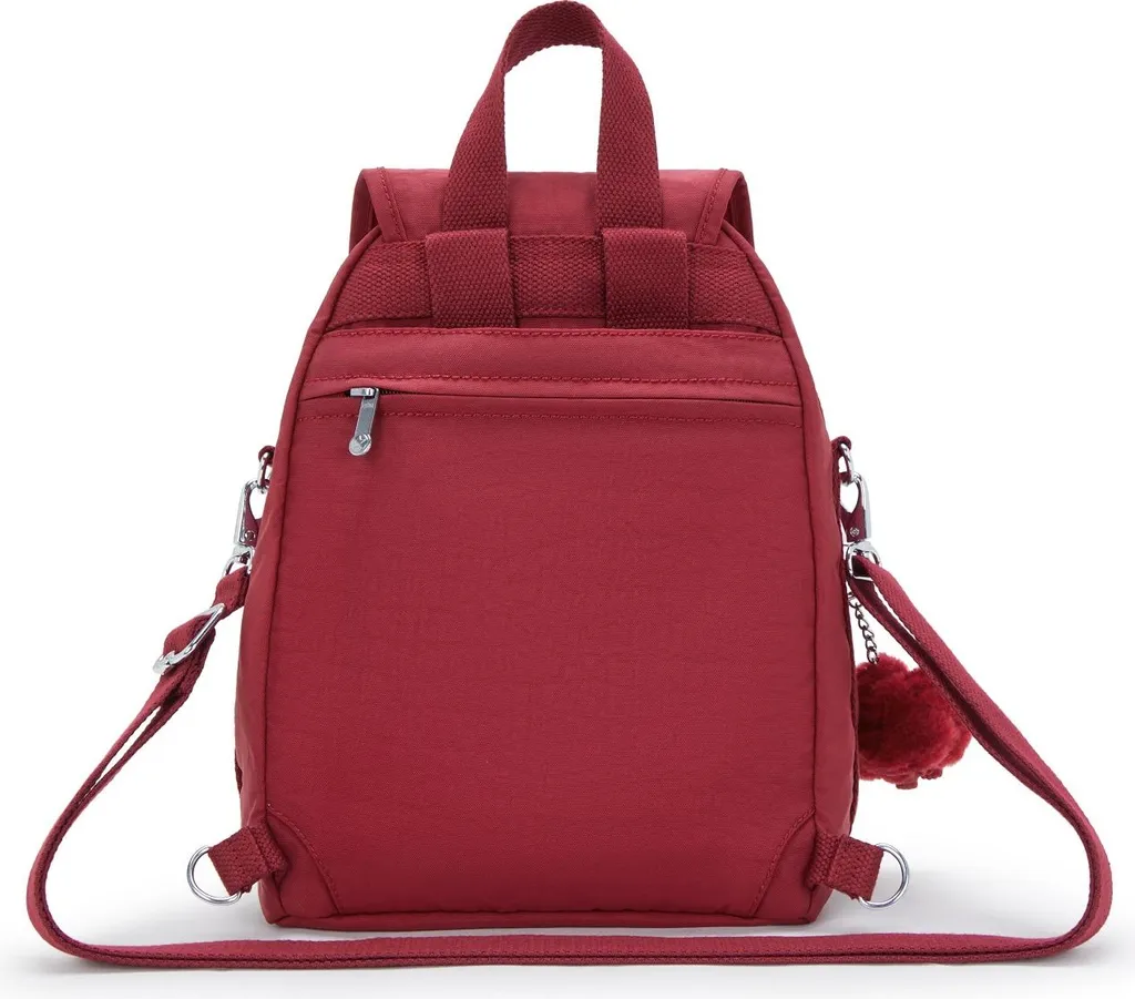 Sac à dos transformable Kipling Firefly Up Rouge : Léger et Multi-poches - 6