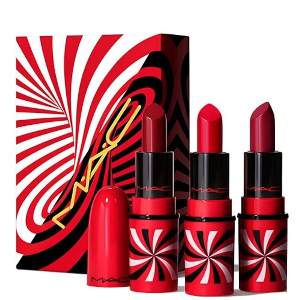 Mac Tiny Tricks Mini Lipstick Trio - Red Gift Set