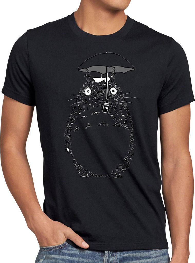 style3 Anime Cosplay Russmännchen Herren T-Shirt neko nachbar tonari no