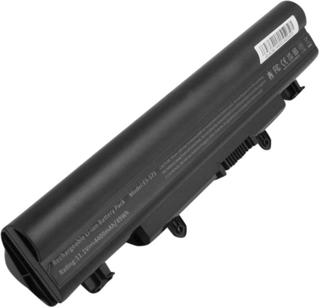 Avizar, Li-Ion Akku 4400mAh 11,1V für Acer Aspire E15 Touch AL14A32 Laptop, Schwarz