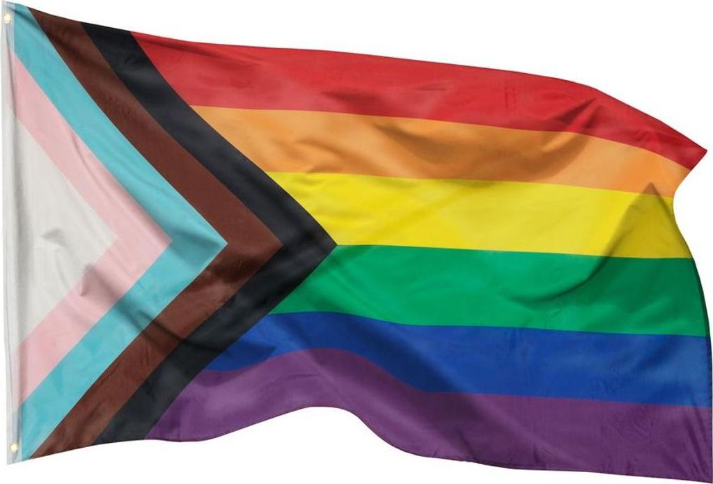 PHENO FLAGS Progress Flagge Pride Regenbogen Fahne Lgbtq Produktbild 