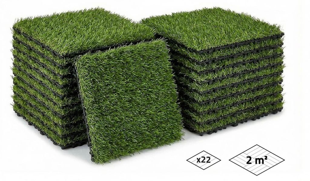 Set mit 22 KORA 30x30cm ineinandergreifenden Produktbild 