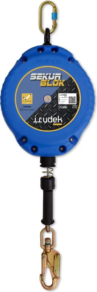 Antichute Irudek Sekurblok 15m avec Frein Mécanique et Certification ATEX
