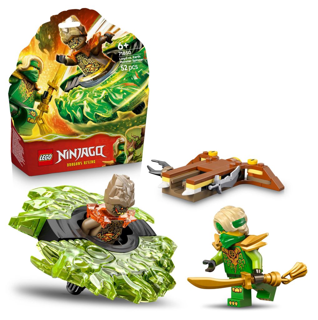 LEGO NINJAGO Lloyd vs. Erdmonster-Spinner - Ninja Spielzeug Produktbild 