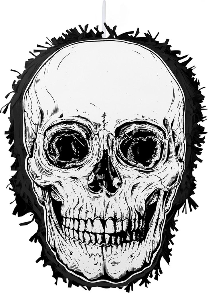 Welcome to Hell Totenkopf Piñata Produktbild 