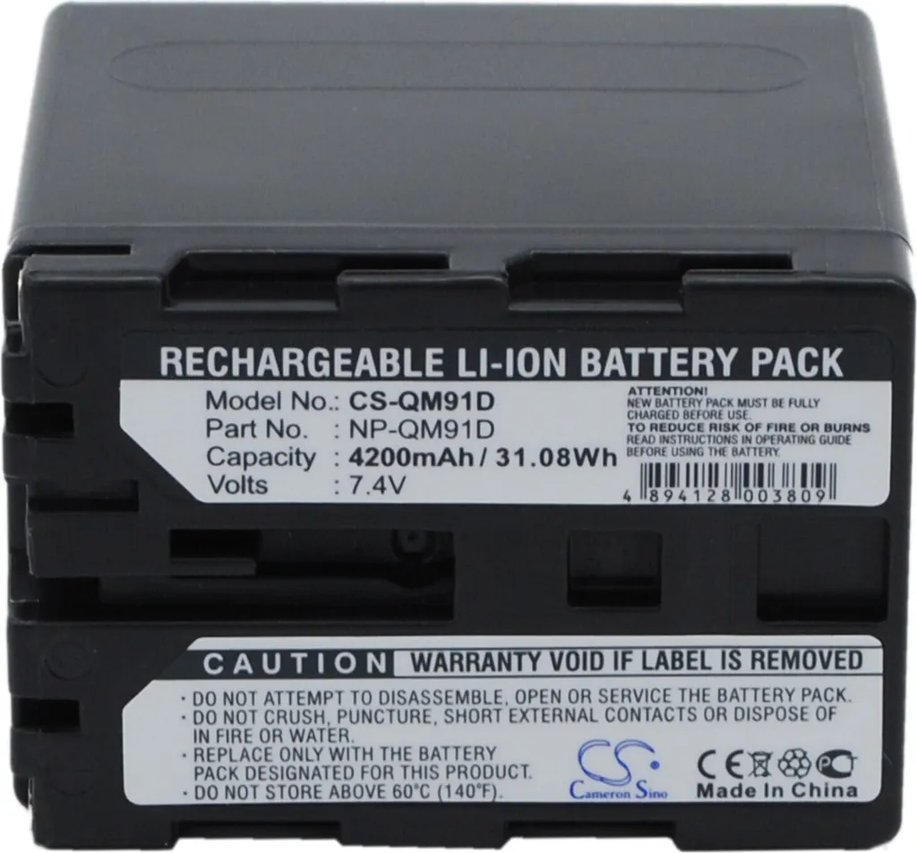 Batterie Haute Capacité Li-ion compatible Sony CCD-TRV108E et TRV208E