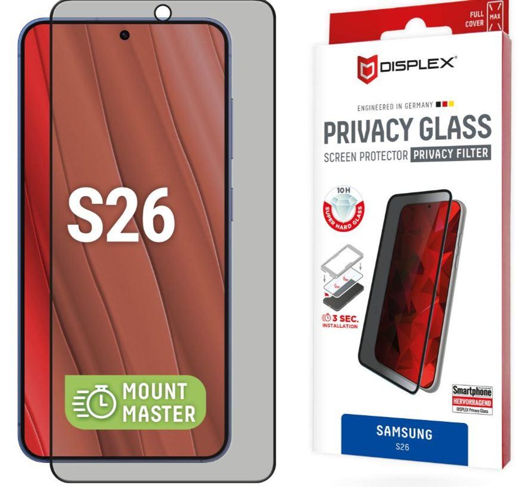 Cristal de privacidad DISPLEX para Samsung Galaxy S26 Imagen del producto 