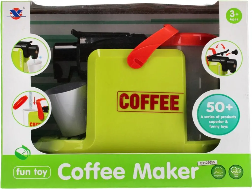 Cafetière automatique à piles Nd39 28cm Jouet avec Effets Sonores