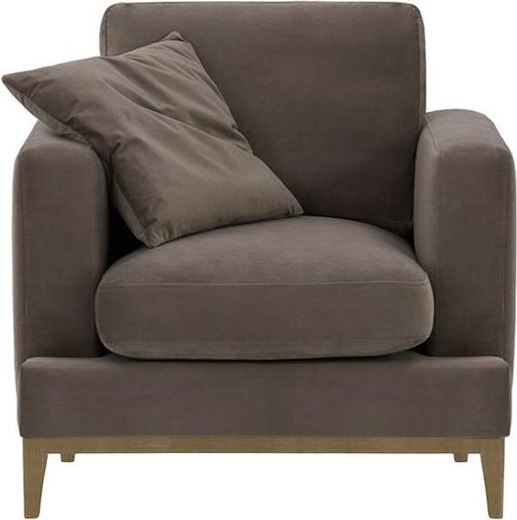 Sessel Covex Wood-Velluto 17-wax black