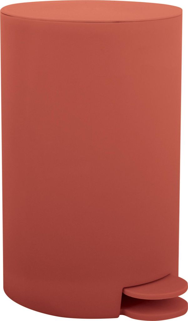 MSV kleiner Treteimer - terracotta - 3L - 15x27 cm Produktbild 