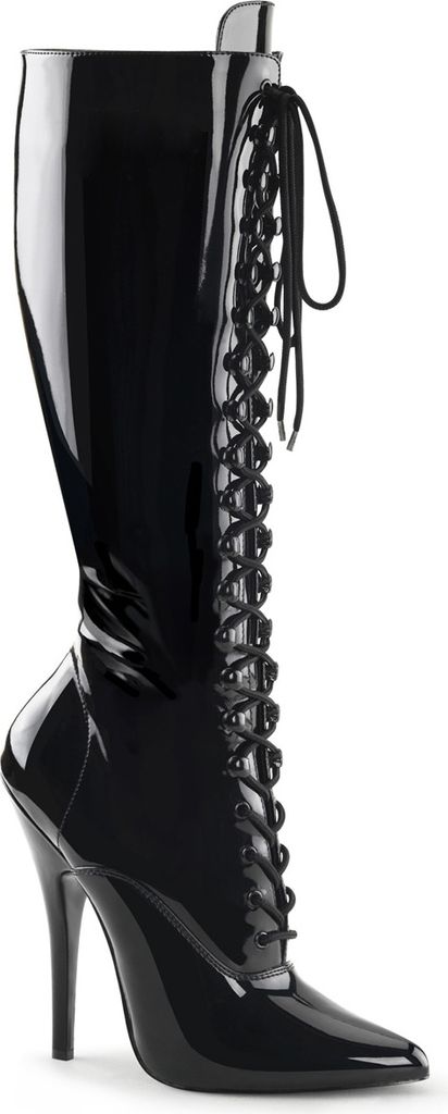 DOMINA-2020 Damen Boots von Devious, Schwarz EU 43, US 13