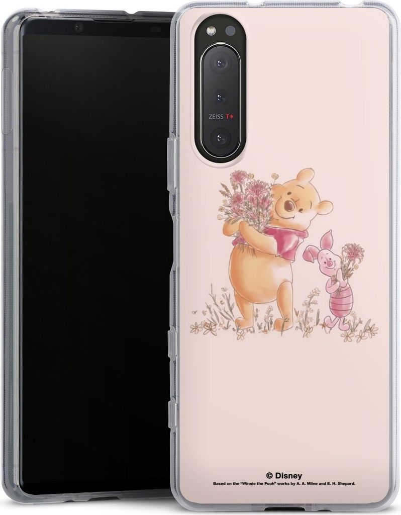 DeinDesign Handyhülle für Sony Xperia 5 II Silikon Hülle Case Smartphone Schutzhülle Disney Offizielles Lizenzprodukt Winnie Puuh Ferkel