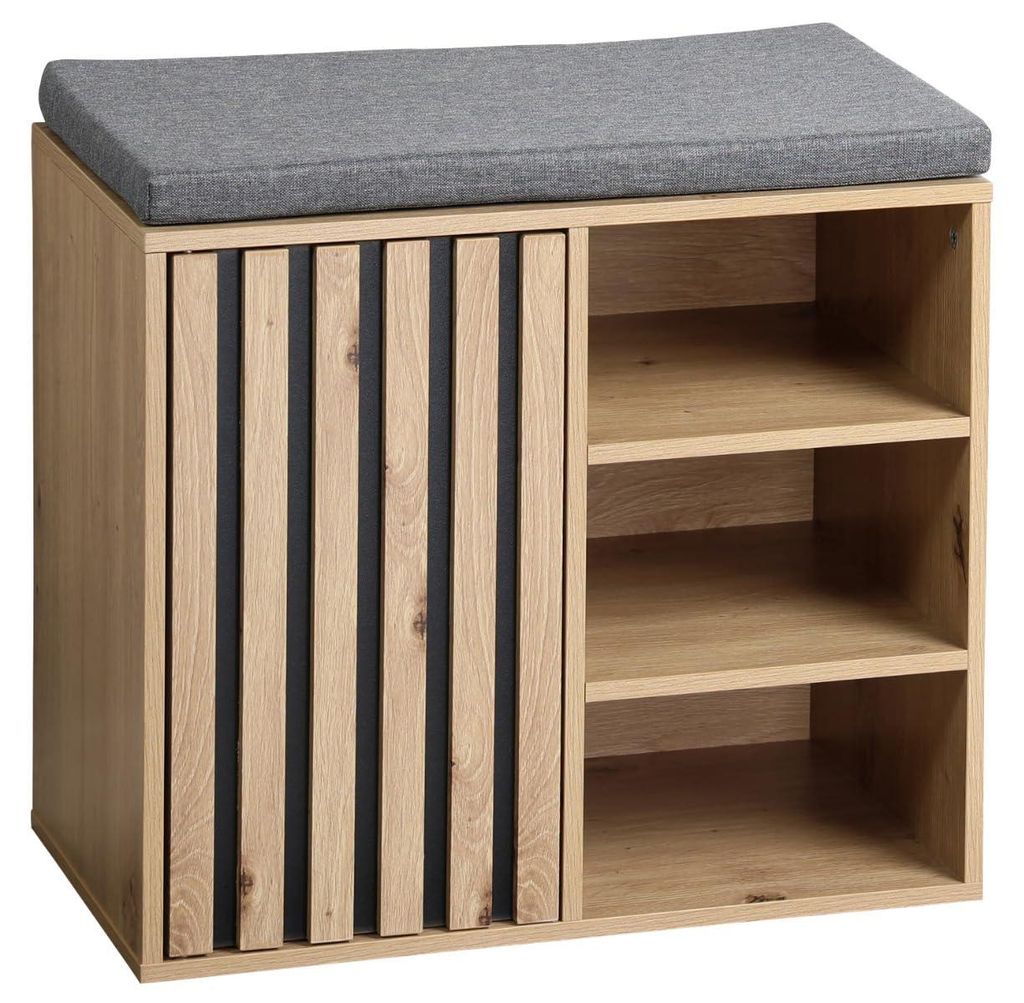 KESPER 15945 Skriňa na topánky s podsedákom, hnedá, Obrázok produktu 
