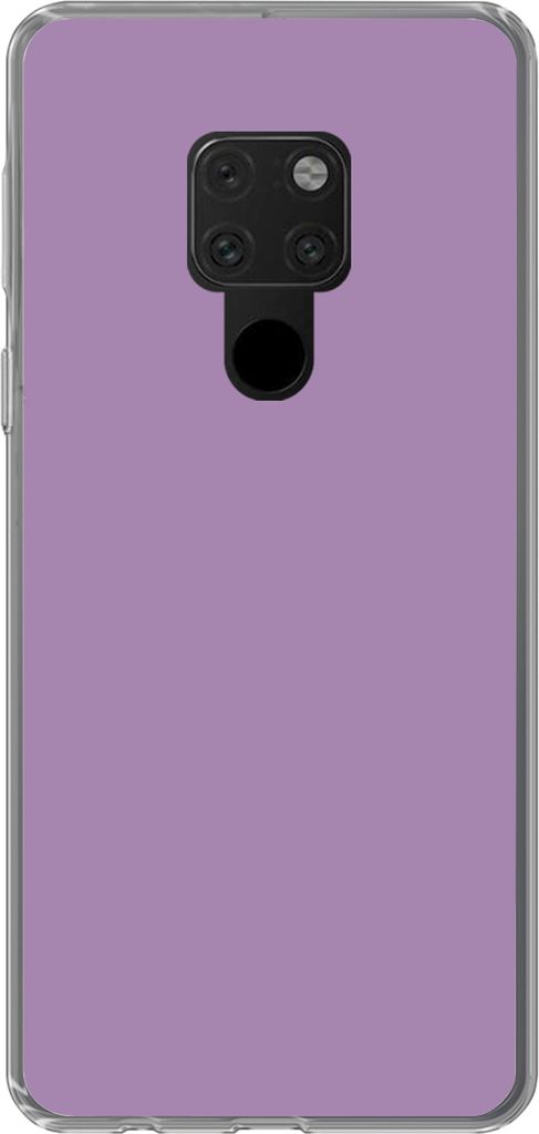 MuchoWow Handyhülle Schutzhülle Hülle für Telefoonhoesje Huawei P40 Lite Innenbereich - Violett - Farben - Farbe - Einfarbig Silikon Softcase...