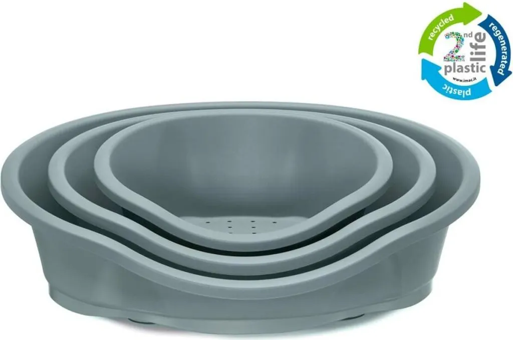 Dido 2Nd Life Panier Écologique Gris Clair pour Chien - Imac Recyclé