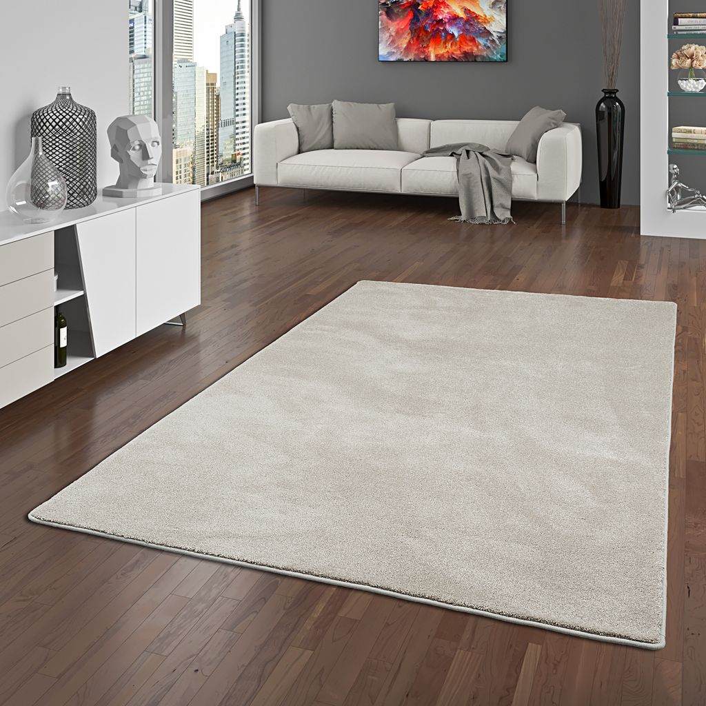Hochflor Luxus Velours Teppich Touch Champagner, Produktbild 
