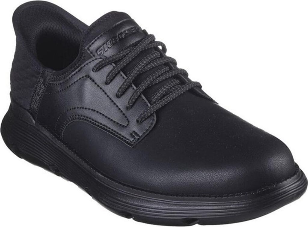 Skechers - Herren Oxford-Schuhe "Garza - Gervin", Leder FS10127 (40,5 EU) (Schwarz)