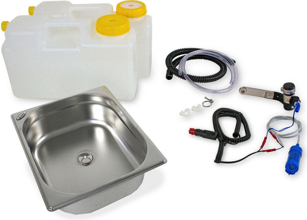 12V Miniküche Campingküche Küchenblock Bausatz Spüle 325x265x100mm Vito T4 T5 T6