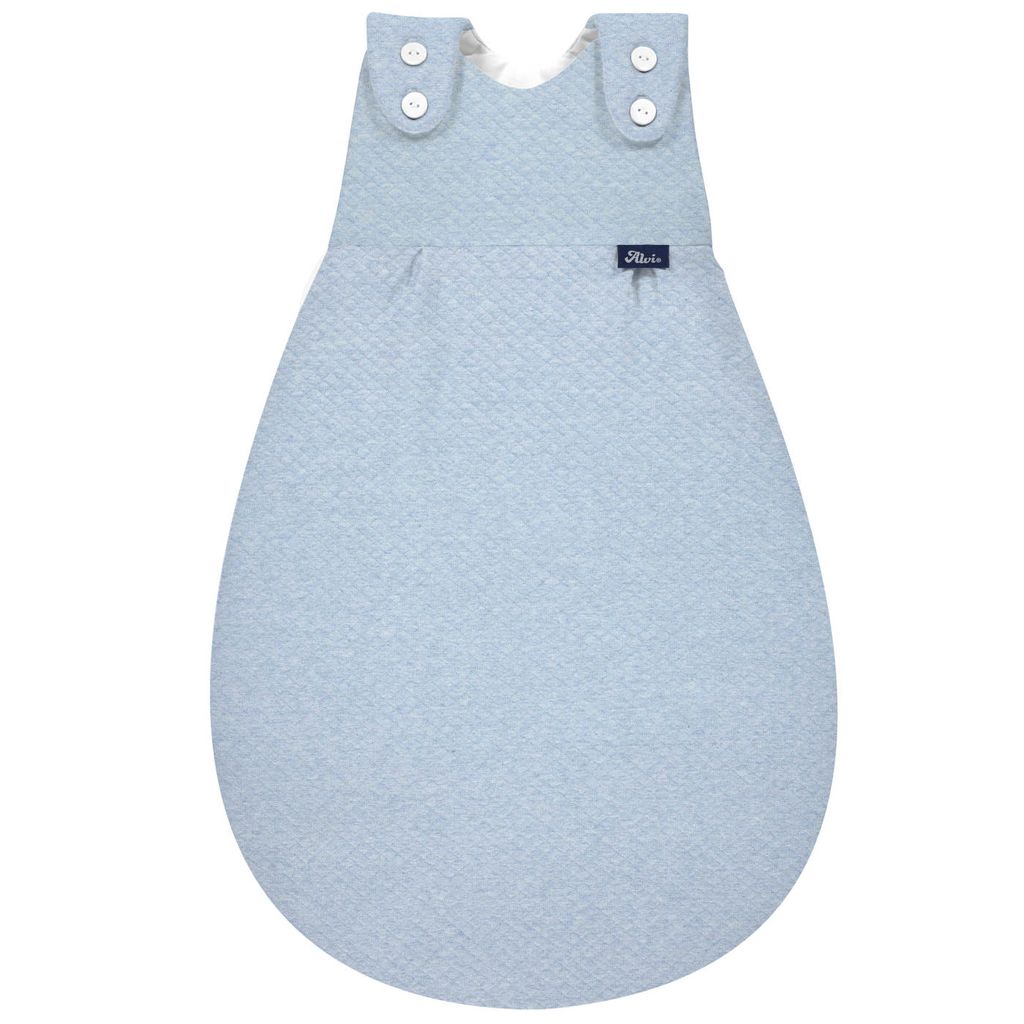 Alvi ALVI Baby-Mäxchen Außensack Special fabric Quilt aqua, 68/74