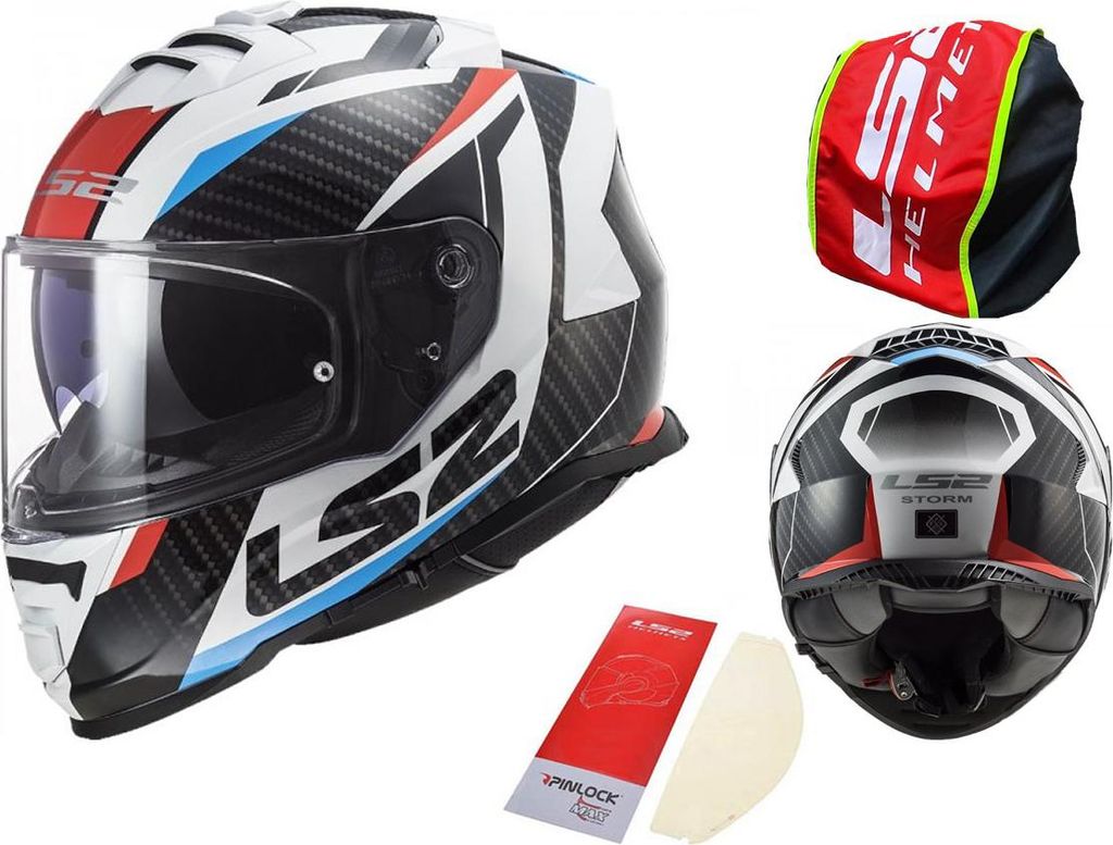 Kask Ls2 Ff800 Storm Ii Racer Red Blue Rozm L (59-60) Zdjęcie produktu 