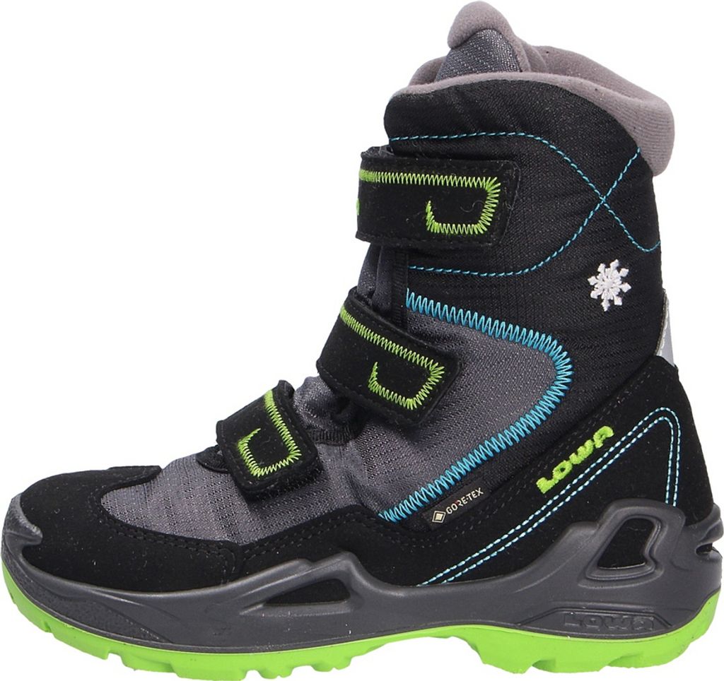 Lowa Snowboots MILO GTX Kinder Textil & Synthetik Schwarz Größe: 31