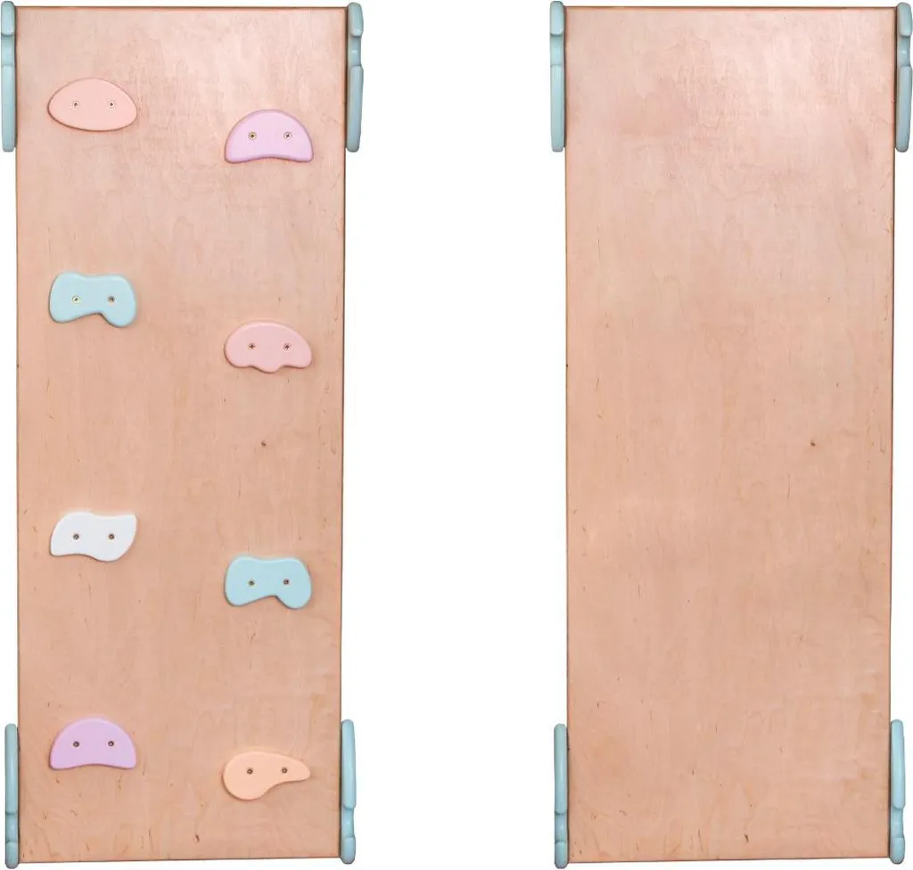 Toboggan Enfant Bois pour Chambre et Salle de Jeux - Univers Pastel