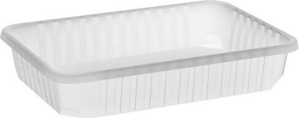 250x Rechteckschalen klar 500 ml (PP)