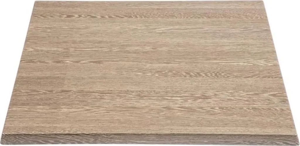 Plateau de table carré Bolero 700 mm finition wengé haute résistance 30mm