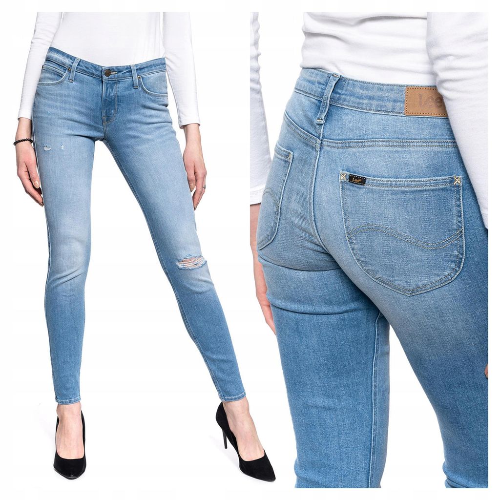 Lee | Damenjeans Scarlett blau Denim Stretch Skinny Fit Produktbild 
