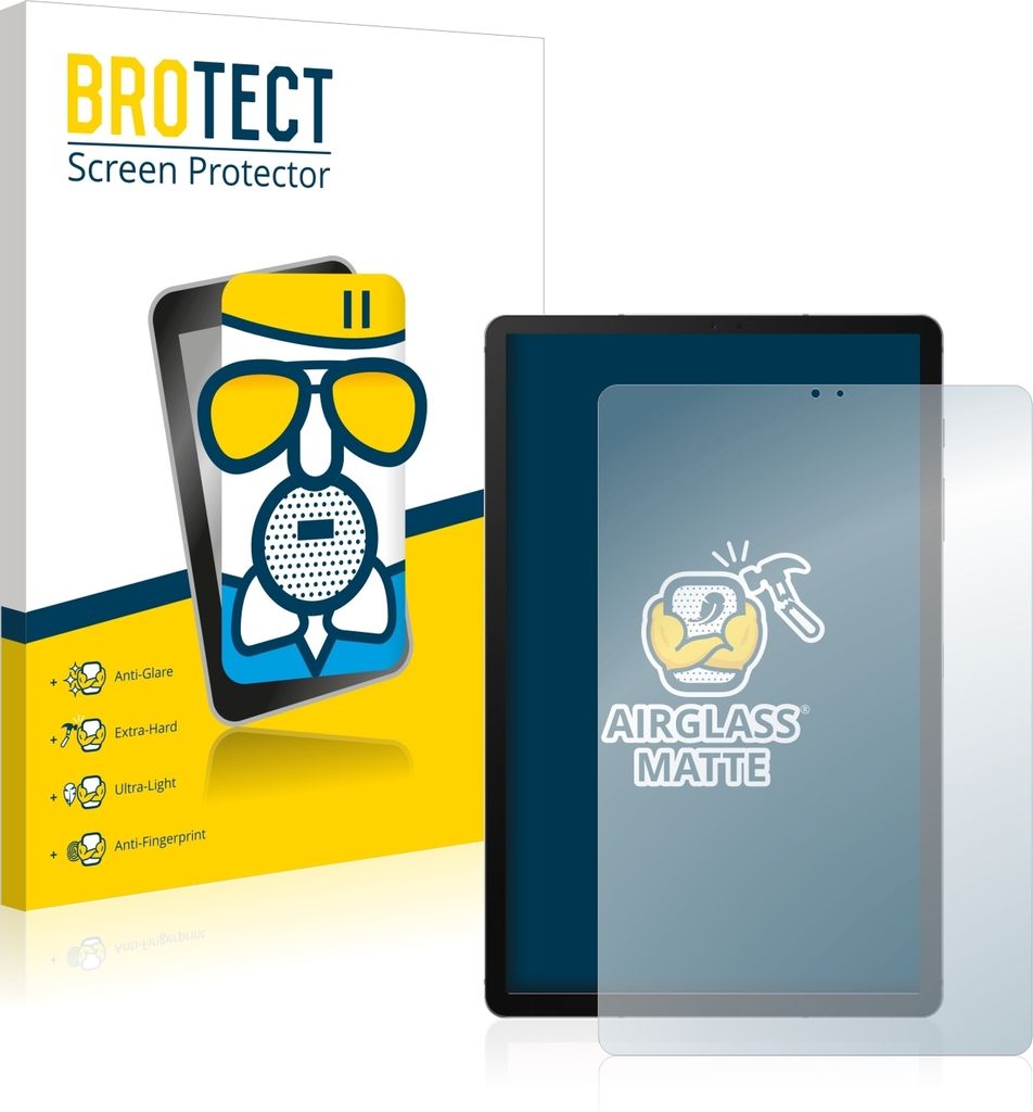 BROTECT Entspiegelungs Schutzglas für Samsung Galaxy Tab S6 WiFi 2019 Schutzfolie Panzer Folie Glas Display Schutz matt