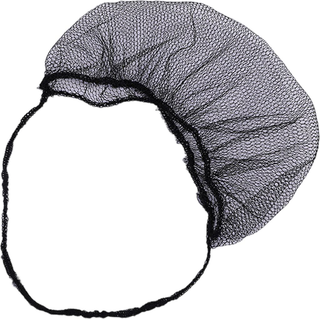 100 Stš¹ck Einweg-Bartnetz aus Nylon, atmungsaktiv, strapazierf?hig, elastisches Band, fš¹r Lebensmittelservice, Kochen, schwarze M?nner, Barts...