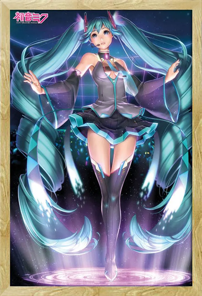 Hatsune Miku Poster + Cornice Shinsuke Faggio: Smettila di usare lo scotch!