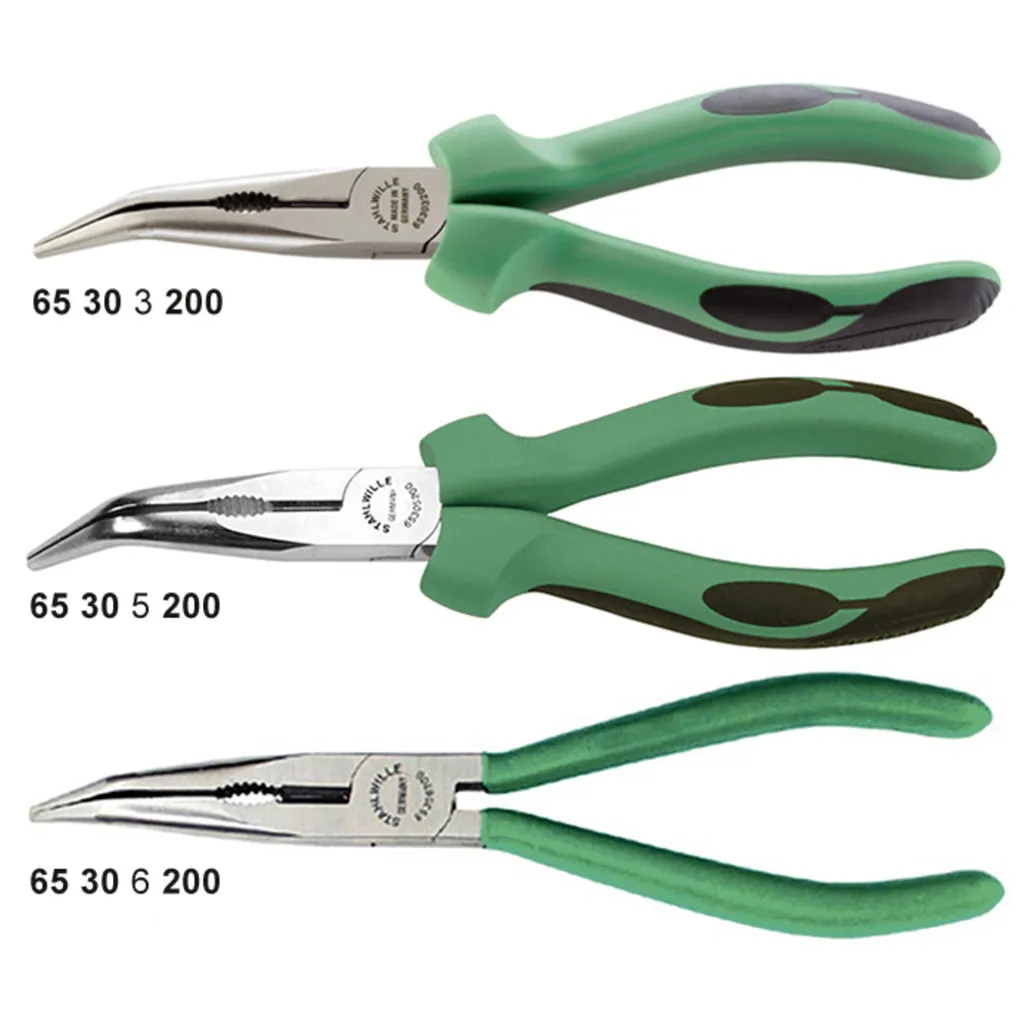 Pince bec plat Stahlwille 6530 5 160 pour atteindre les zones difficiles