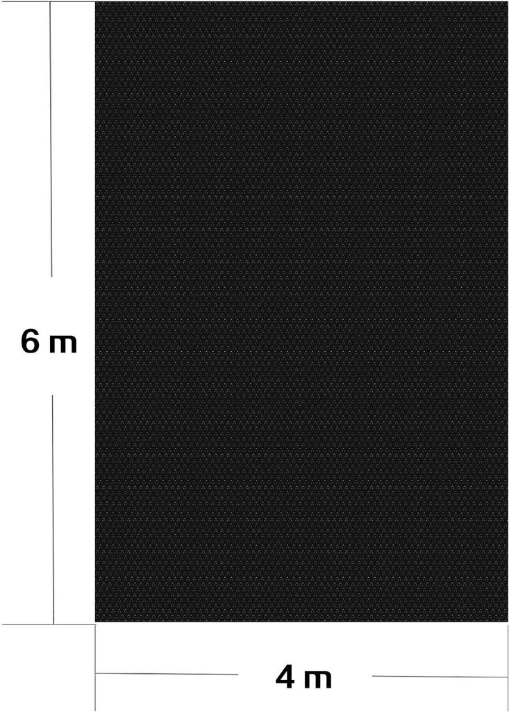 Wiltec Pool Solarfolie 4 x 6 m, schwarz, Poolheizung aus Produktbild 3