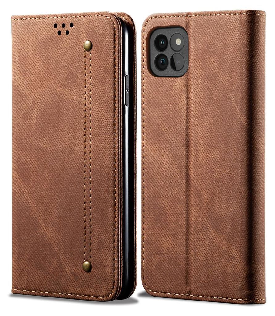 Galaxy A22 5G Hülle, Leder Brieftasche Flip Bookstyle Produktbild 