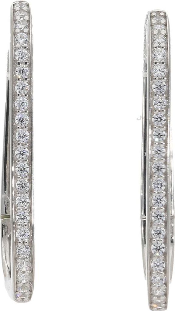 Damen Creolen Silber 925 JL20-06-1245 mit Zirkonia, Germany