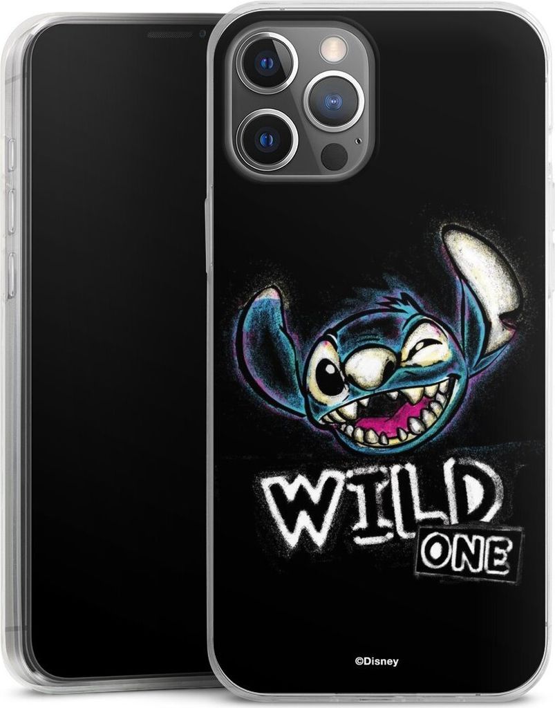 DeinDesign Slim Hülle für Apple iPhone 12 Pro Max Silikon Case Ultra Dünn Handyhülle Disney Offizielles Lizenzprodukt Lilo & Stitch