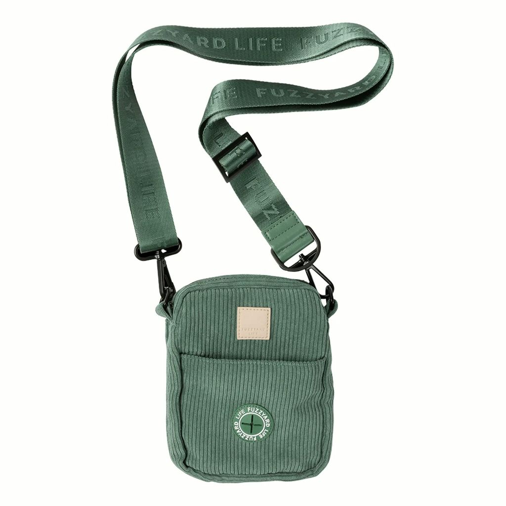 FuzzYard LIFE Cross Body Bag Cord Tasche - Smaragdgrün