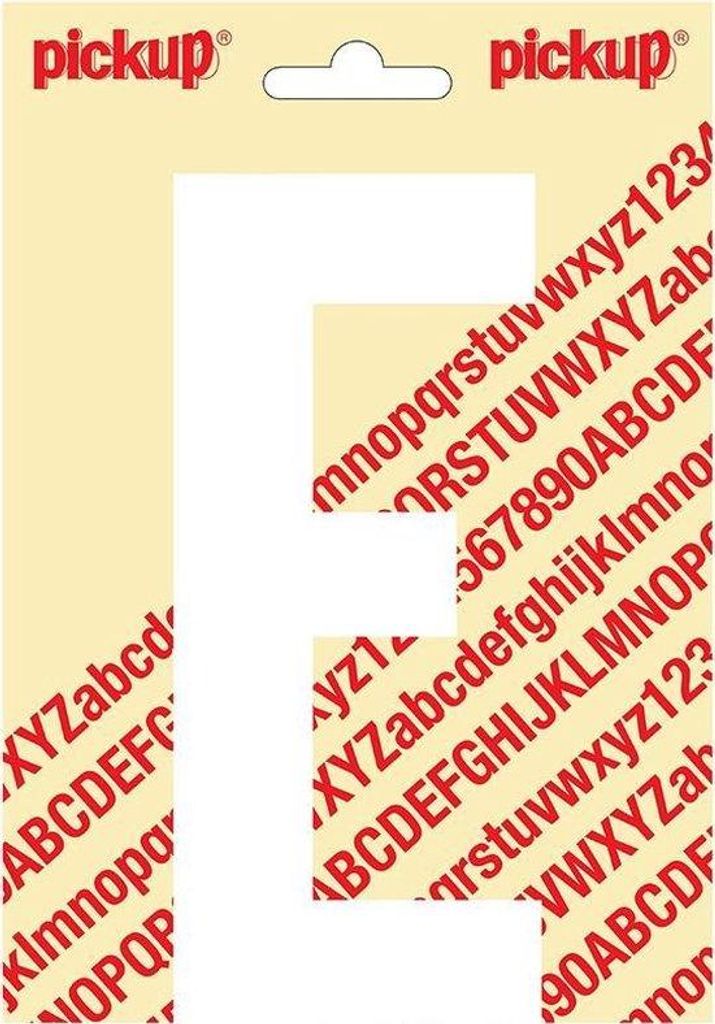 Sticker Nobel Sticker Buchstabe E weiß - Pickup