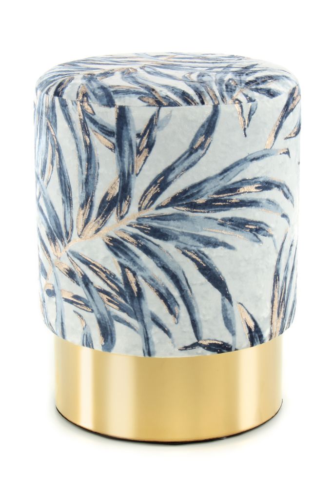Dinah Moderne Aufbewahrungsbox & Sitzhocker In Blau – Stylischer Multifunktionshocker Mit Stauraum