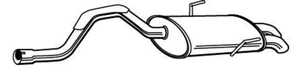 VEGAZ RS-294 Endschalldämpfer für RENAULT ESPACE III (JE0) Auspuff