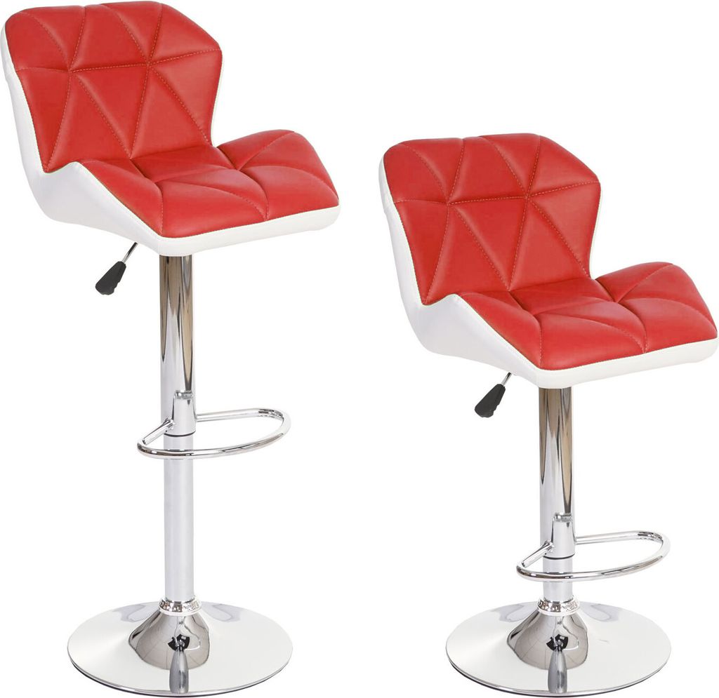 set di 2 sgabelli da bar HWC-A92, sgabello da banco, Immagine del prodotto 