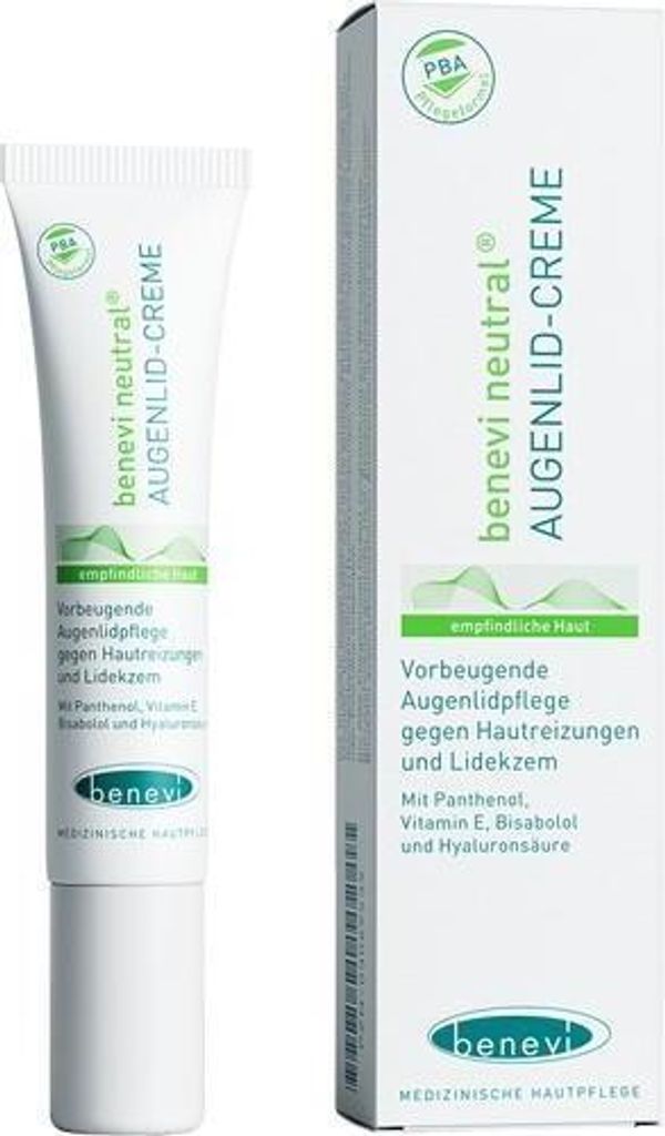 Benevi neutral Augenlid-Creme 15 ml Produktbild 