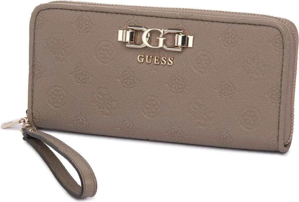 Portefeuille zippé Guess 16146DKO avec compartiments cartes et monnaie