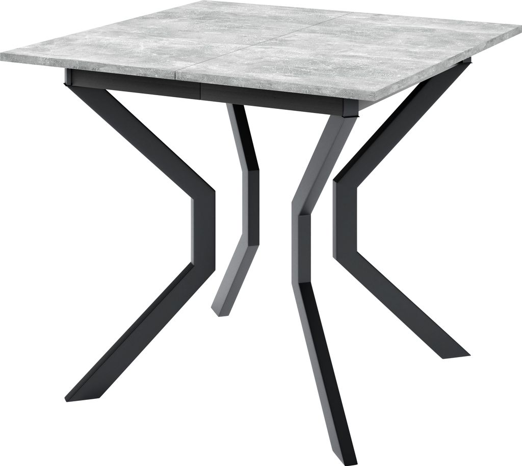 Masseno ESSTISCH MARCO M 85 cm - 125 cm / 85 cm x 77 cm Ausziehbar Esszimmertisch, Küchentisch, Quadratischer Tisch, Modern Design