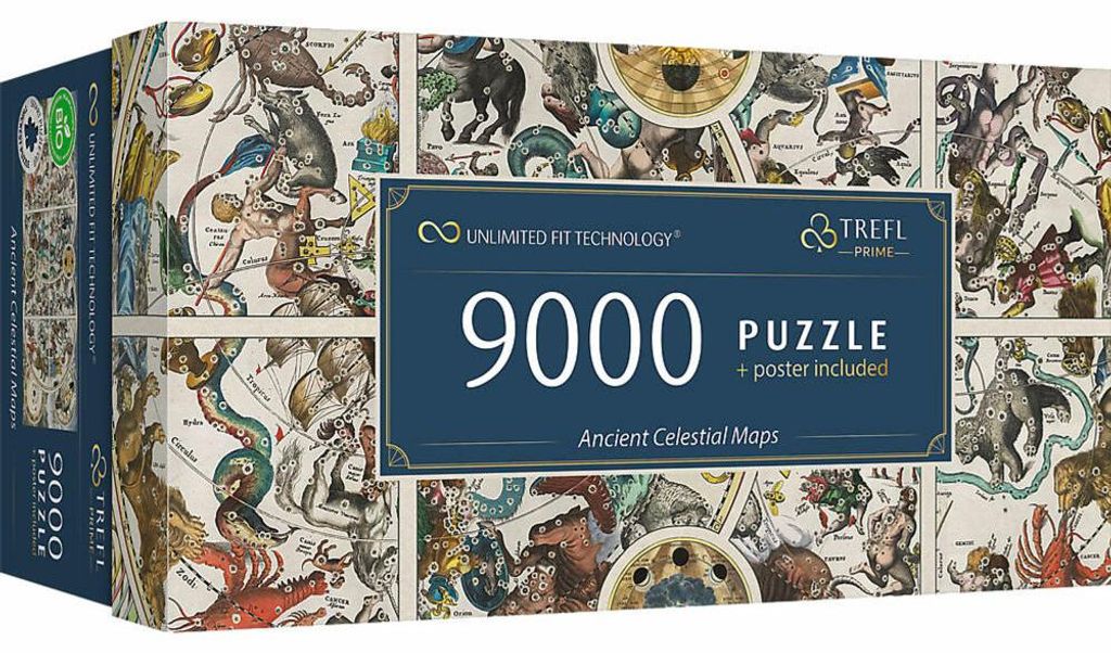 Trefl Prime Puzzle 9000 pc(s) Cartes Image du produit 