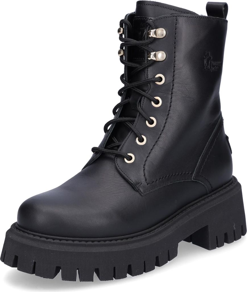 Panama Jack Damen Schnürboot schwarz