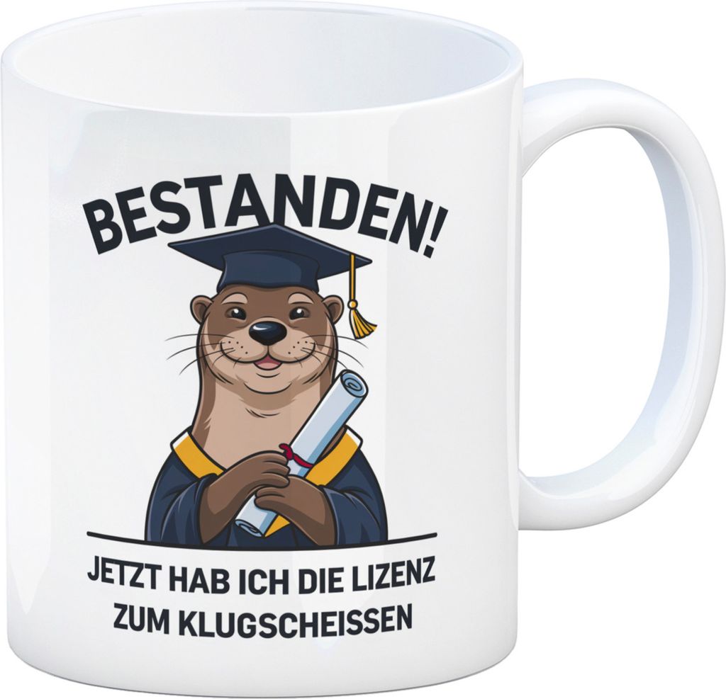 Lizenz zum Klugscheißen Otter Kaffeebecher