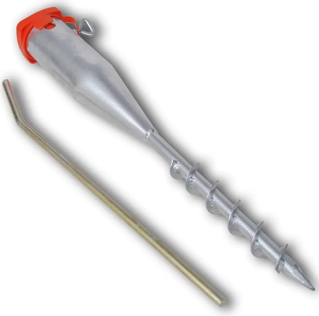 Portaombrelli Esterno 55 cm Acciaio Zincato Antiruggine per Verande